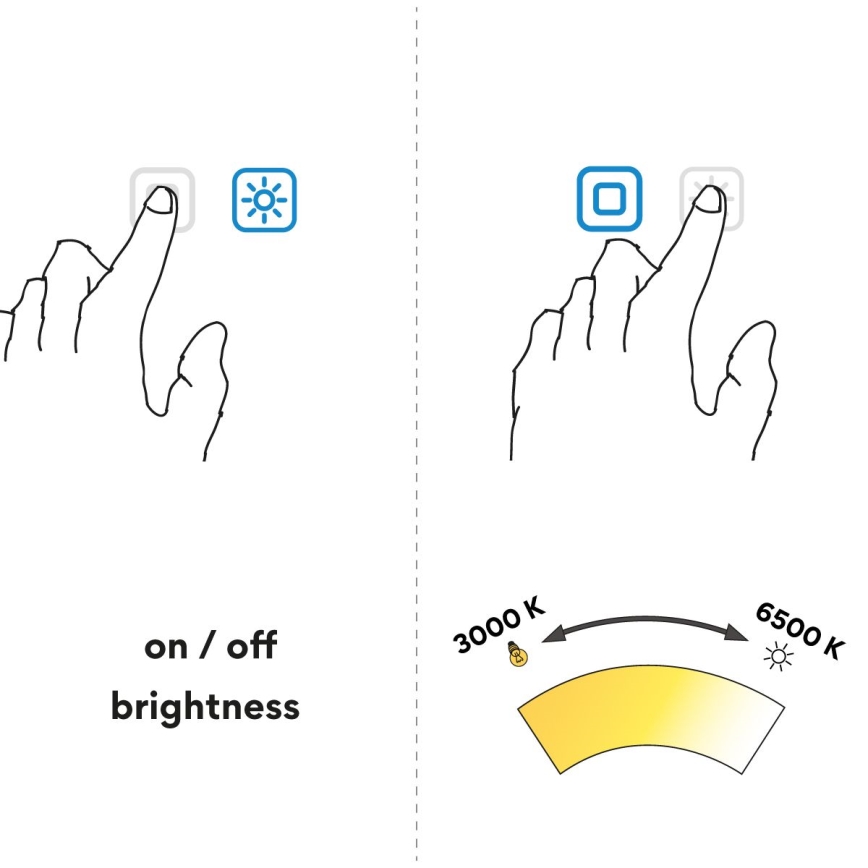 NIMCO ZP 26000RVX - LED prigušiva ogledalo za kupatilo sa pozadinskim LED osvetljenjem LED/26W/230V 3000-6500K prečnika 60 cm IP44