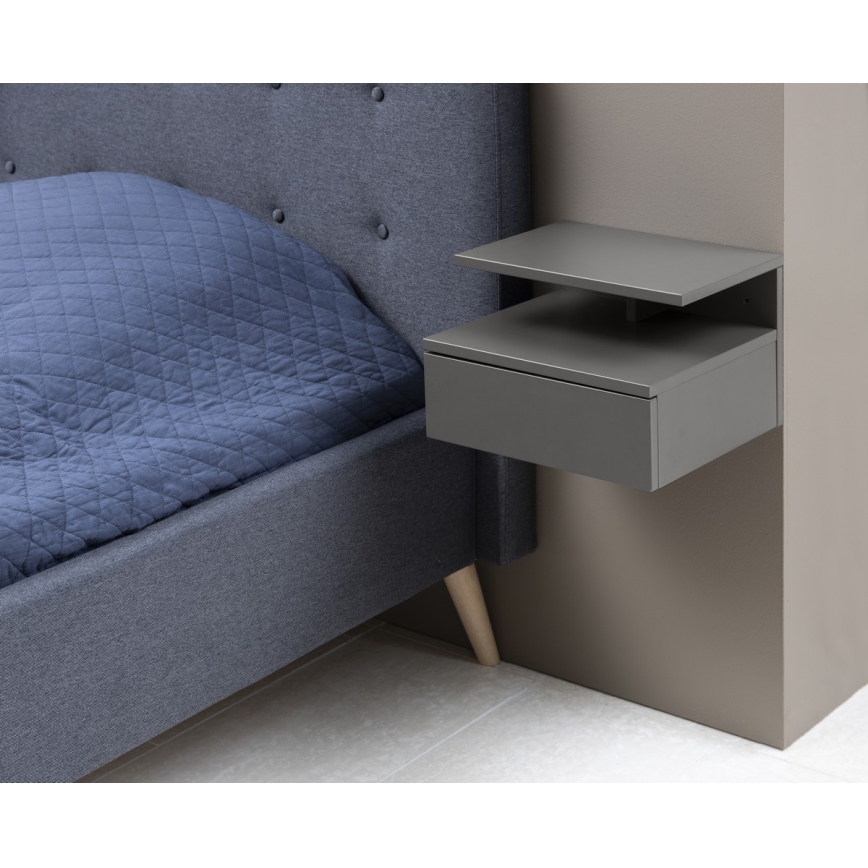 Noćni ormarić AVA sivi