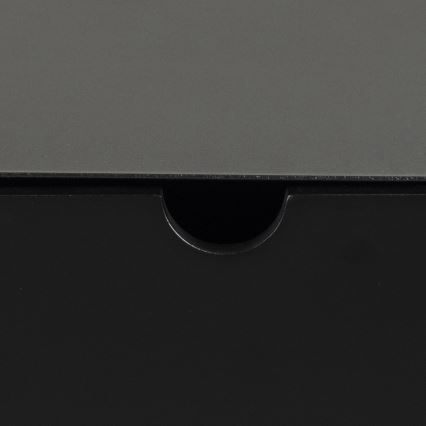 Noćni ormarić BEKIM sa mogućnošću montaže na zid, crni