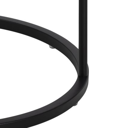 Noćni ormarić COLUM, crne boje