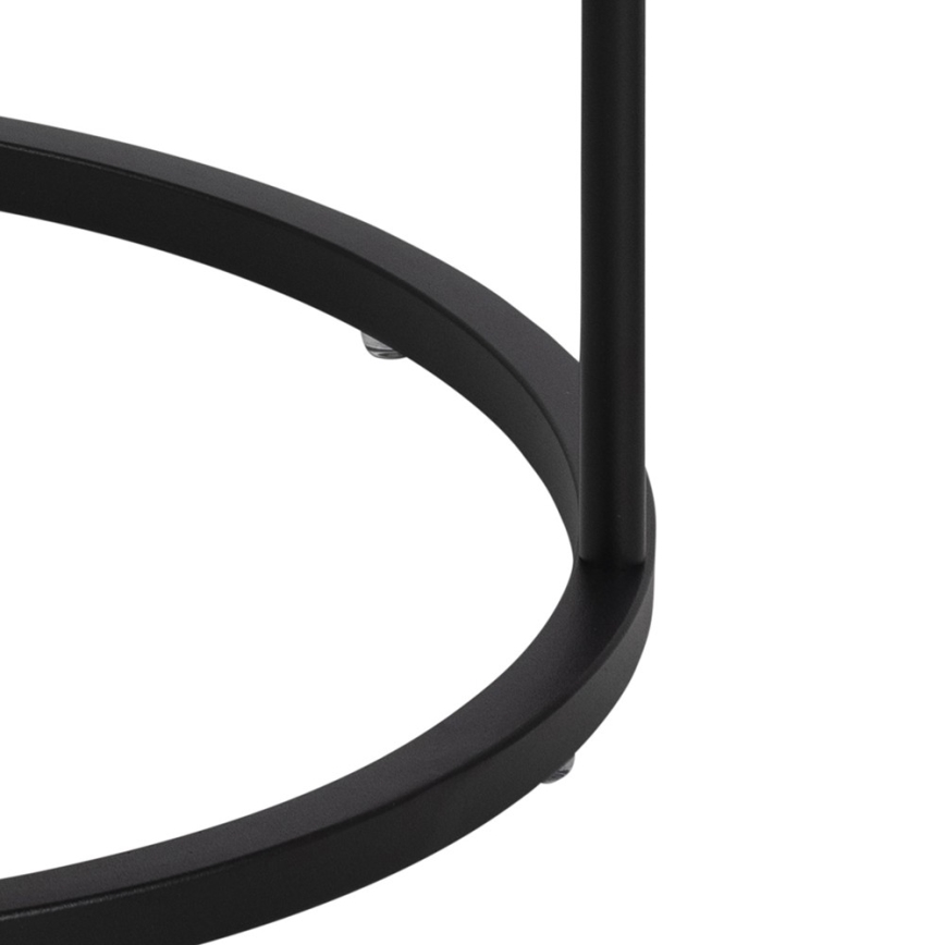 Noćni ormarić COLUM, crne boje