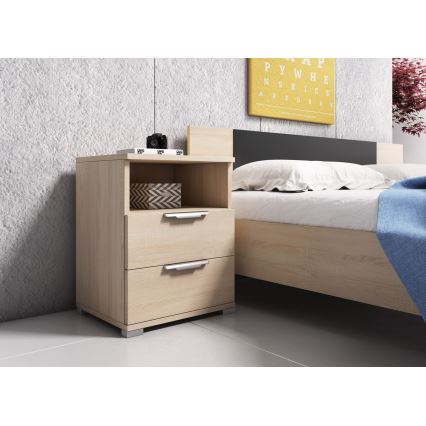 Noćni ormarić NED hrast sonoma