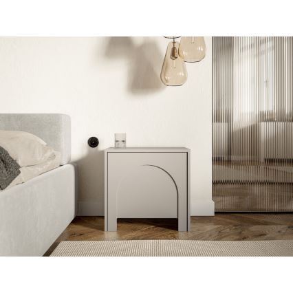 Noćni ormarić NIO kašmir/bež