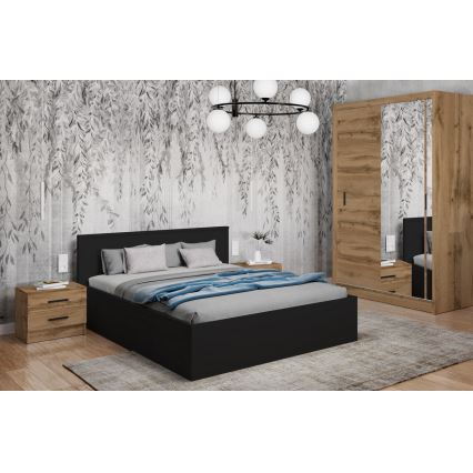 Noćni ormarić TOD, hrast Wotan