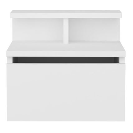 Noćni stočić ALICE 39,8x35 cm beo