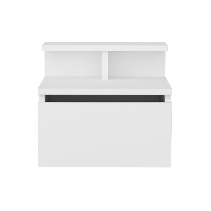 Noćni stočić ALICE 39,8x35 cm beo