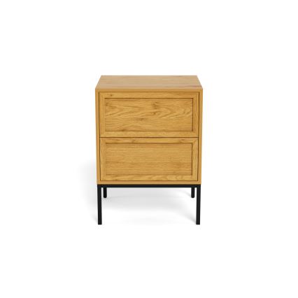 Noćni stočić ALIN 46x40 cm svetlo braon