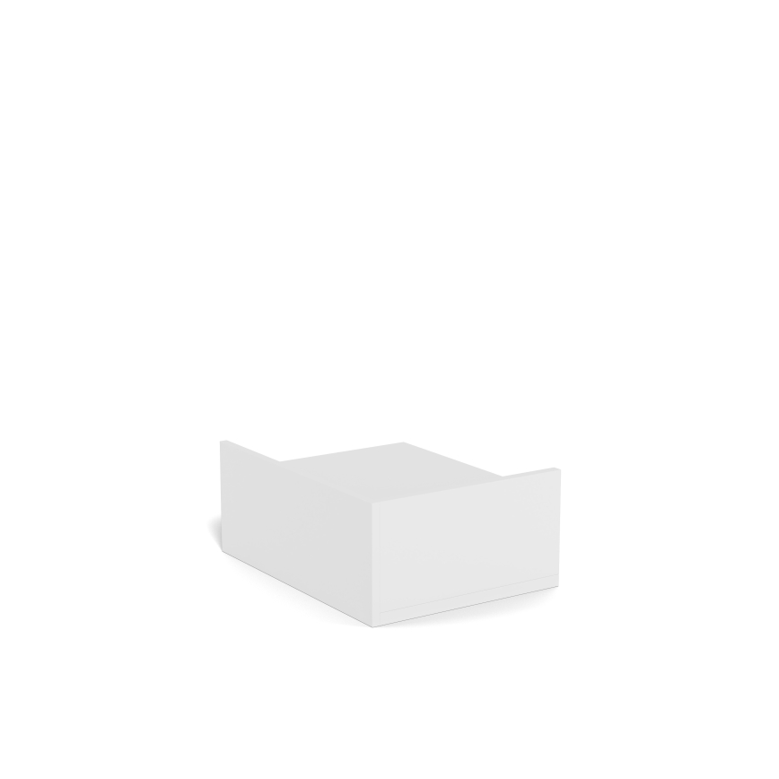 Noćni stočić AVA 40x32 cm beo