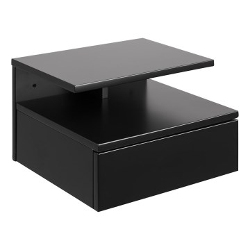 Noćni stočić AVA, crne boje