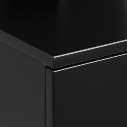 Noćni stočić AVA, crne boje