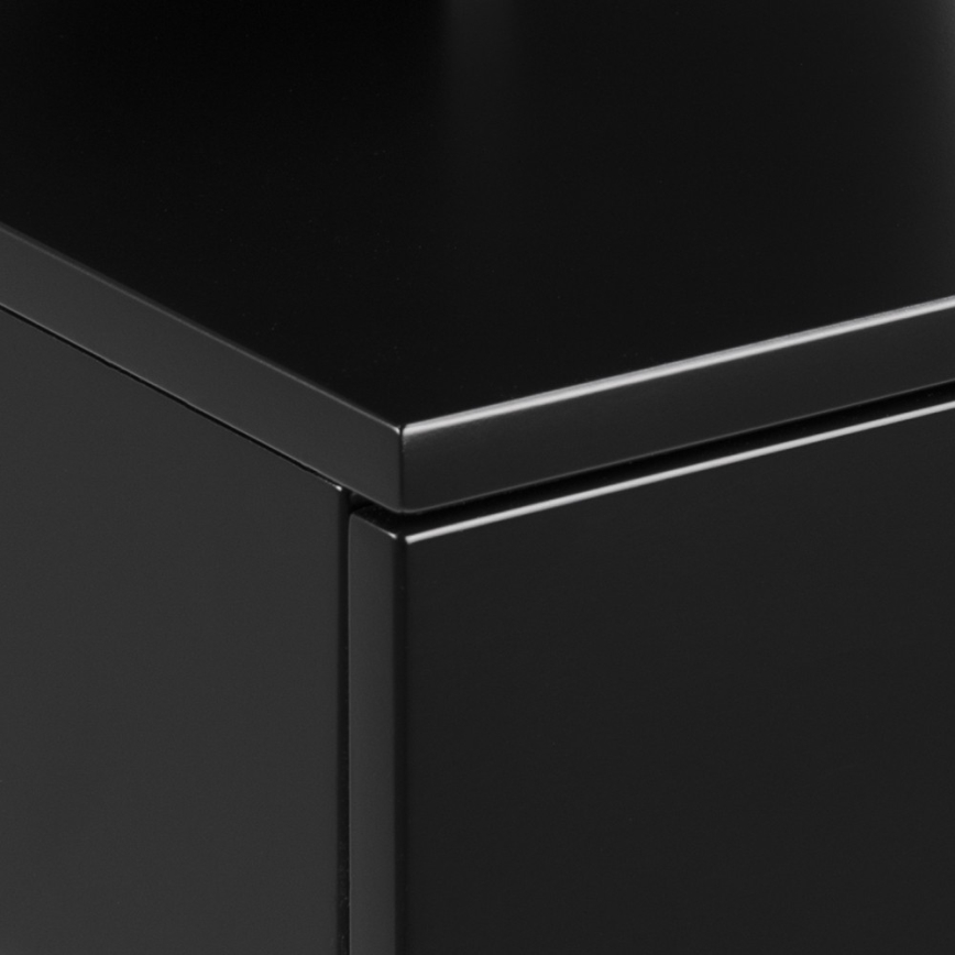 Noćni stočić AVA, crne boje