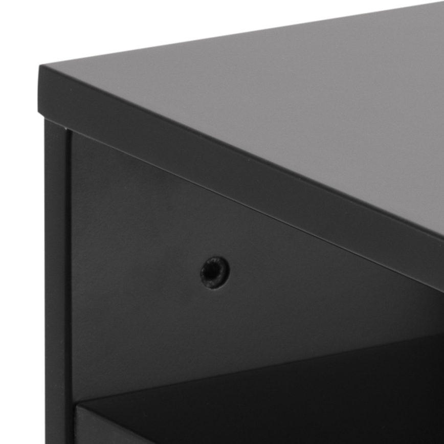 Noćni stočić AVA, crne boje