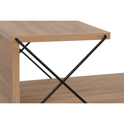 Noćni stočić CROSS 55x50 cm braon