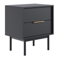 Noćni stočić ELI, crne boje