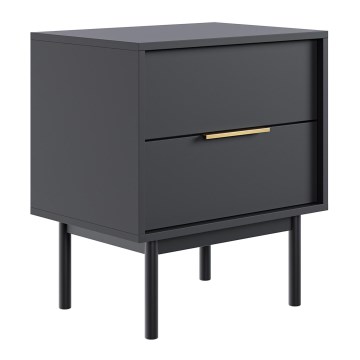 Noćni stočić ELI, crne boje