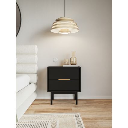 Noćni stočić ELI, crne boje