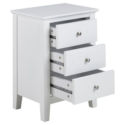 Noćni stočić LARA, beli