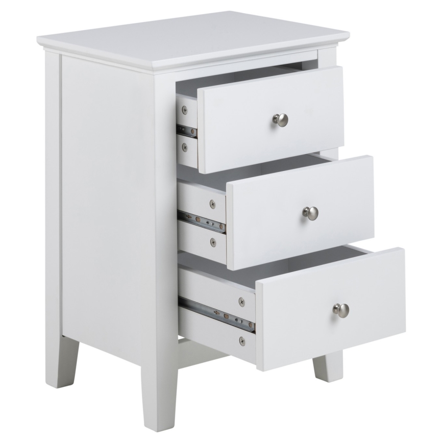 Noćni stočić LARA, beli