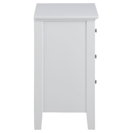 Noćni stočić LARA, beli