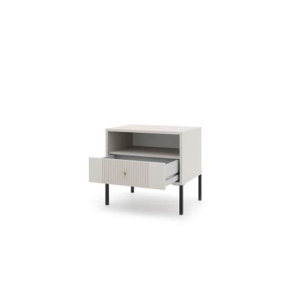 Noćni stočić LUE bež/crna