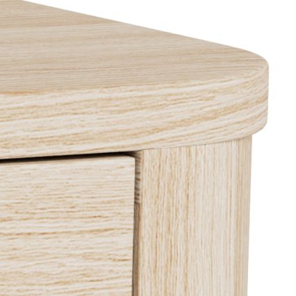 Noćni stočić MADERA 46x30 cm beli hrast