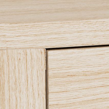 Noćni stočić MADERA 46x30 cm beli hrast