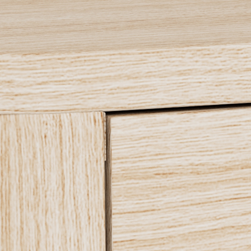 Noćni stočić MADERA 46x30 cm beli hrast