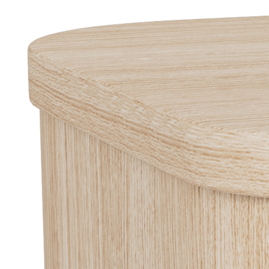 Noćni stočić MADERA 46x30 cm beli hrast