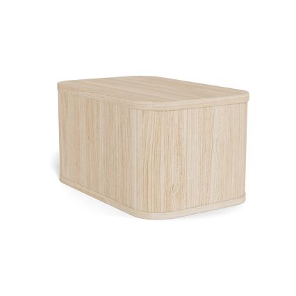 Noćni stočić MADERA 46x30 cm beli hrast