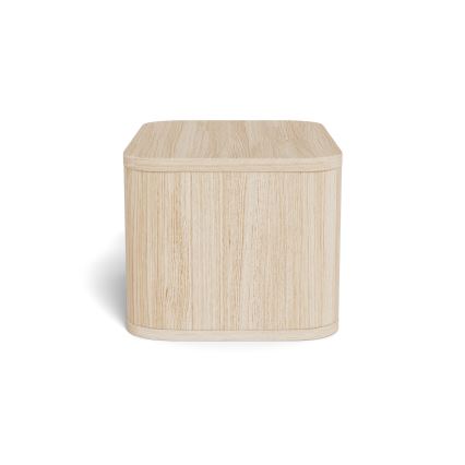 Noćni stočić MADERA 46x30 cm beli hrast