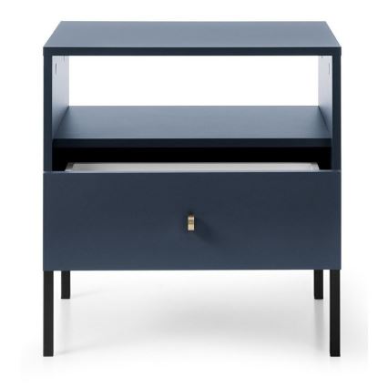 Noćni stočić MONO 56x54 cm, plavi