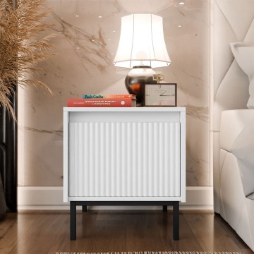 Noćni stočić OZMI 50x45 cm beo