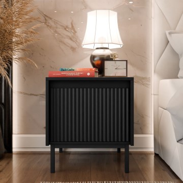 Noćni stočić OZMI 50x45 cm crni