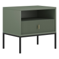 Noćni stočić SUE zelena/crna