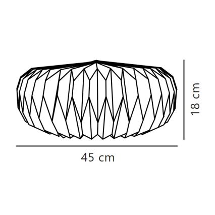 Nordlux - Abažur za luster BELLOY E27, prečnik 45 cm