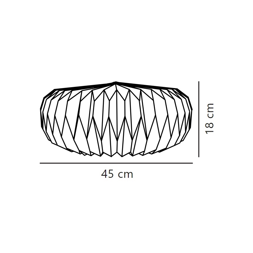 Nordlux - Abažur za luster BELLOY E27, prečnik 45 cm