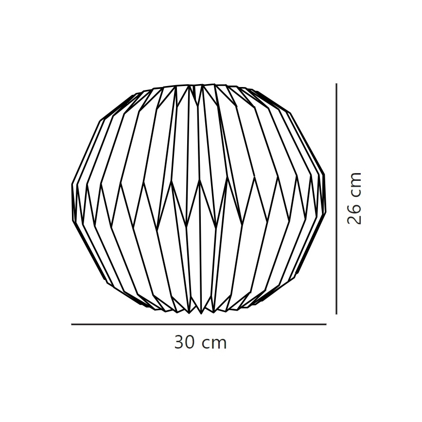 Nordlux - Abažur za luster BELLOY E27, prečnik 30 cm