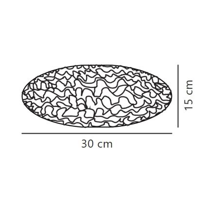 Nordlux - Abažur za luster VILLO E27 prečnik 30 cm bela