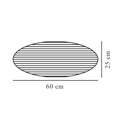 Nordlux - Abažur za luster VILLO E27 prečnika 60 cm beli