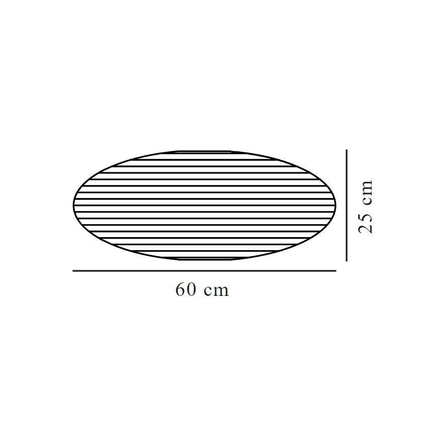 Nordlux - Abažur za luster VILLO E27, prečnika 60 cm, siva