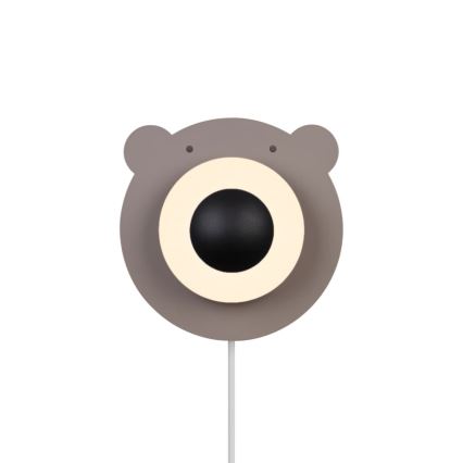 Nordlux - Dečije zidno svetlo BRUNA BEAR 1xE14/25W/230V meda
