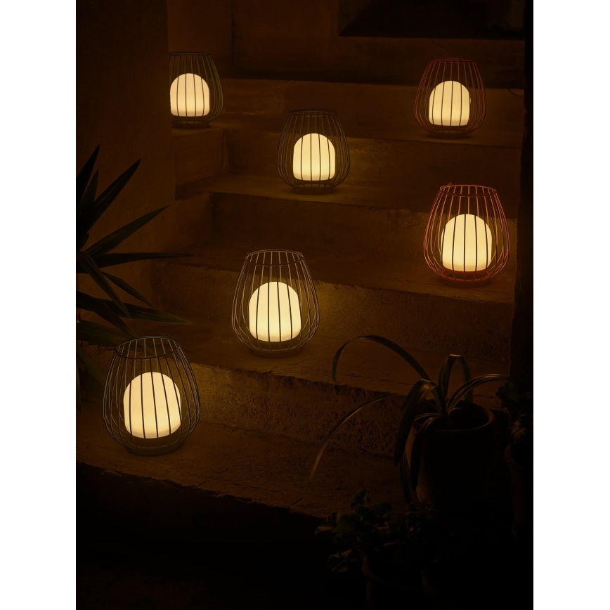 Nordlux - prigušiva LED spoljno prenosno svetlo JIM TO-GO LED/3W/3,7V IP54 5000 mAh crvena