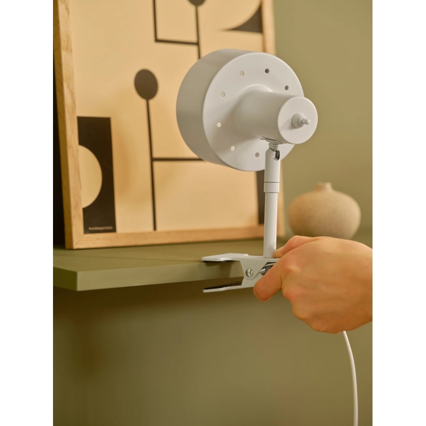 Nordlux - Lampa sa klipsom MATIS 1xE27/15W/230V bela