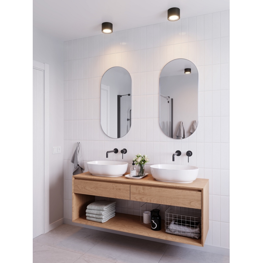 Nordlux - LED prigušiva kupatilska reflektorska svetiljka LANDON LED/6,5W/230V IP44 crna