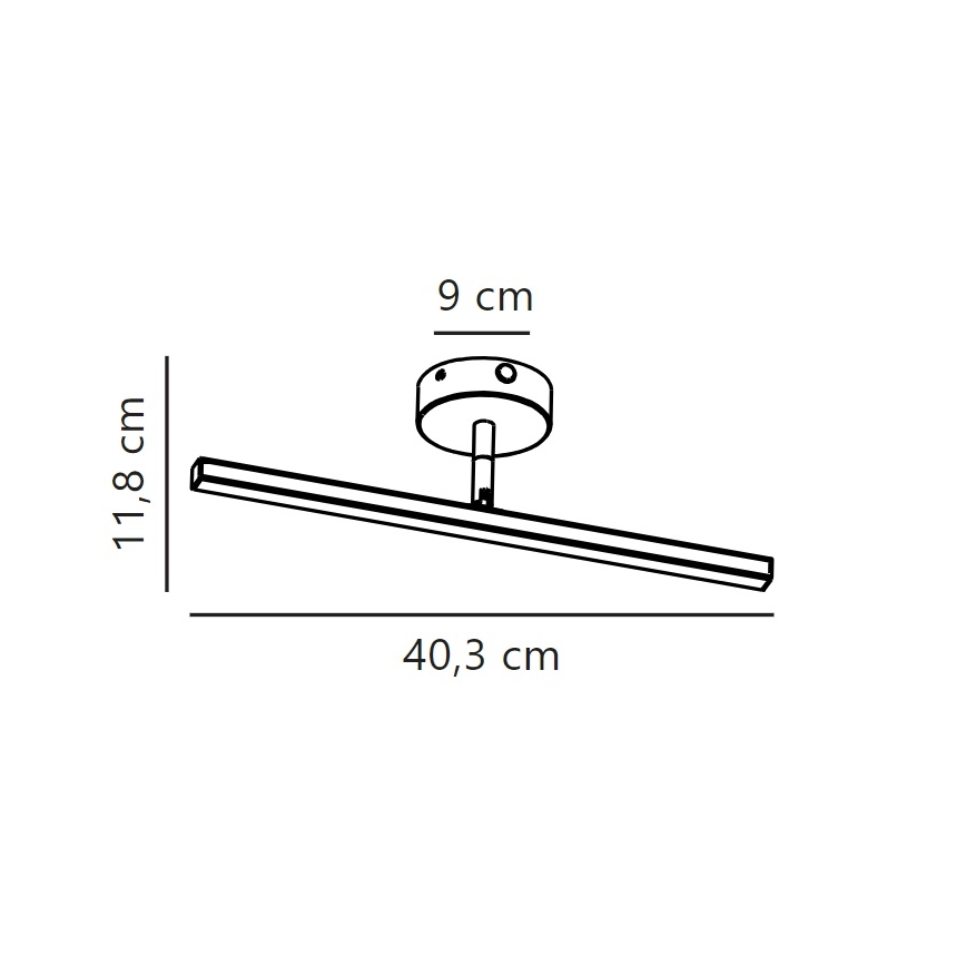 Nordlux - LED osvetljenje za ogledalo u kupatilu LED/6,2W/230V IP44 40 cm belo