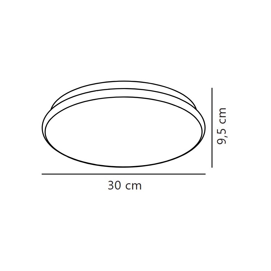 Nordlux - LED plafonsko svetlo za kupatilo MONTONE LED/10W/230V IP44 prečnika 30 cm