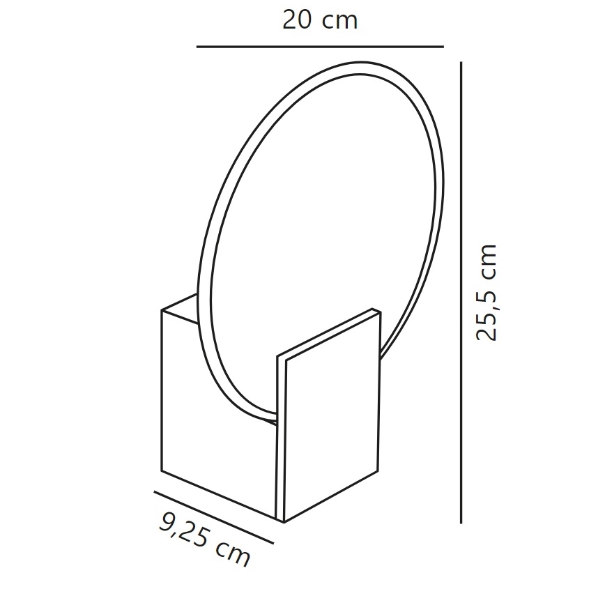 Nordlux - LED prigušiva kupatilska zidna lampa HESTER LED/9,5W/230V IP44 bela