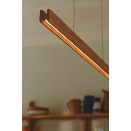 Nordlux - LED prigušiva luster na sajli ILGAS LED/47W/230V 3000K bež/bela/jasen 115 cm