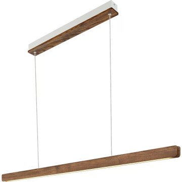 Nordlux - LED prigušiva luster na sajli ILGAS LED/47W/230V 3000K braon/jasen 115 cm