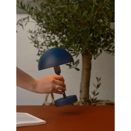 Nordlux - LED prigušiva punjiva dodirna spoljna stona lampa ELLEN LED/2,8W/3,7V 2200 mAh IP44 plava